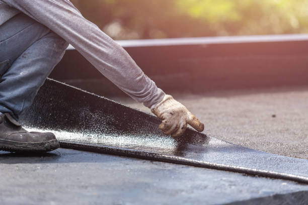 Professional Basement Waterproofing technician working in Wilder, TN
